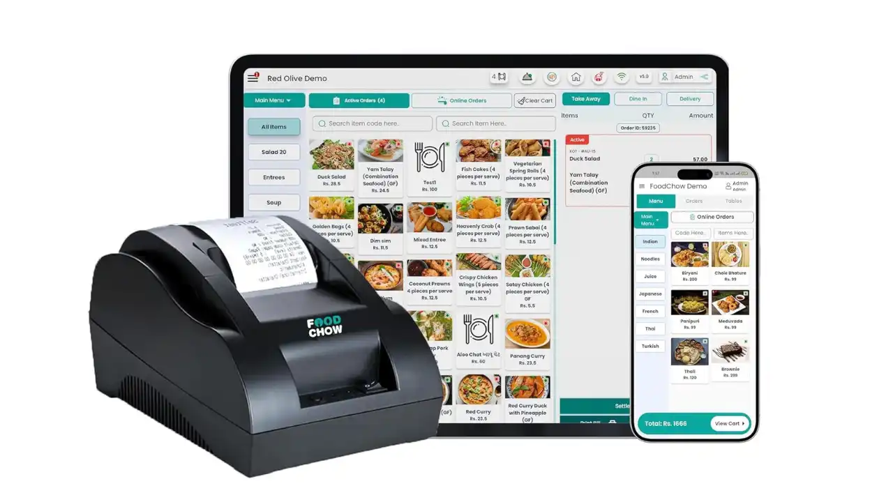 FoodChow 58mm Direct Thermal Receipt Printer